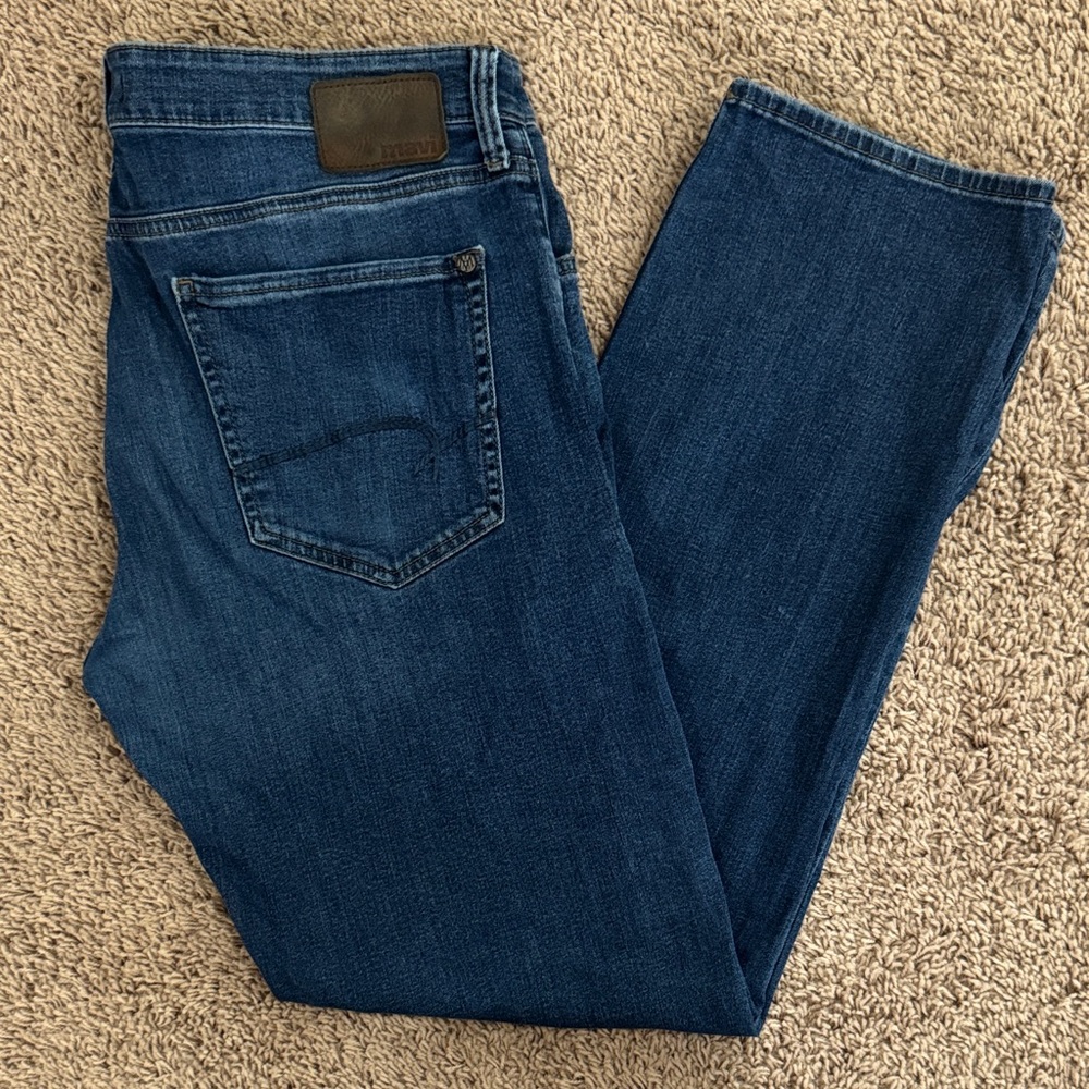 Mavi Dark Blue Straight Jeans